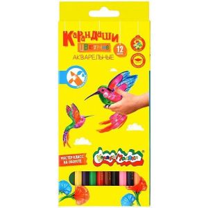 Карандаши  12цв. Каляка -Маляка акварельные  шестигран.