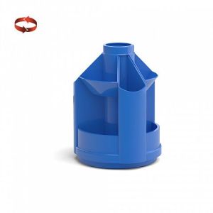 Подставка настольная вращающаяся пластиковая ErichKrause® Mini Desk, Classic, синяя