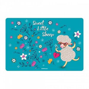 Подкладка настольная пластиковая ErichKrause® Flower Sheep, А3