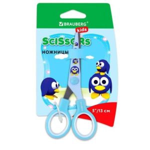 Ножницы BRAUBERG ПИНГВИНЫ 130см 232271
