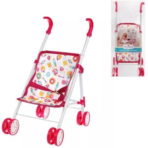 67325	Коляска складная «Фантазия» , малин., 32*23*46см.