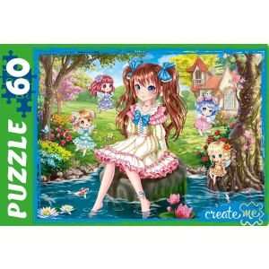 ПАЗЛЫ 60 элементов ЛЕСНЫЕ ФЕИ (Арт. П60-0698)