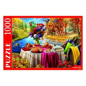 ПАЗЛЫ 1000 элементов. Ф1000-0754 НАТЮРМОРТ В ОСЕННЕМ ЛЕСУ
