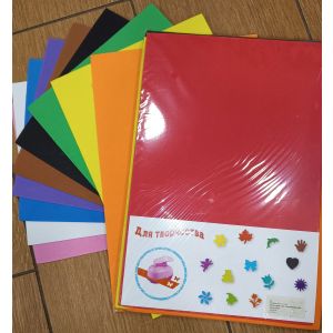 Фоамиран А4  10л 10цв. набор арт.10221