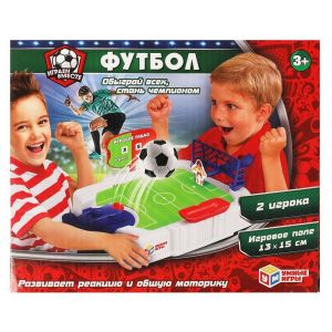 325790 Настольная игра футбол кор.21,3*17,5*3,7см Умные игры
