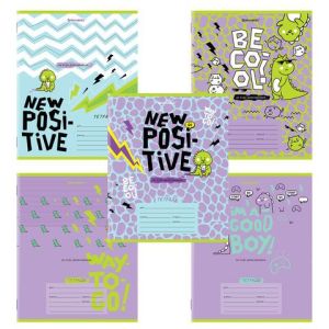 Тетрадь 12 л. BRAUBERG, клетка, обложка картон, «ДИНОЗАВРИКИ», 106462