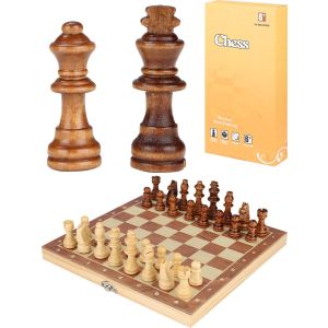 Шахматы деревянные на магните 24х12см. (Арт. И-0138)