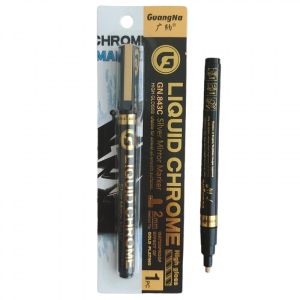 Маркер акриловый LIQUID CHROME 2мм СВЕТЛОЕ ЗОЛОТО арт.1965