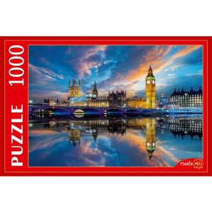 ПАЗЛЫ 1000 элементов. ГИП1000-2006 БИГ БЕН НА ЗАКАТЕ