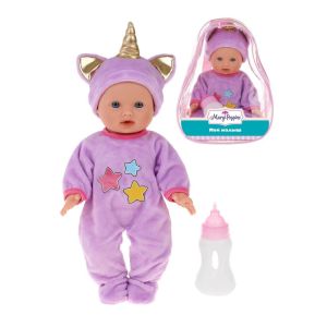 Пупс 30см «Малыш» Единорожка, в рюкзаке