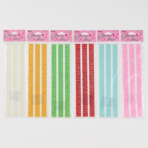 Клеевые декор. кристаллы  АСС.ЖЕМЧУГ  36*8,5cм арт.5541