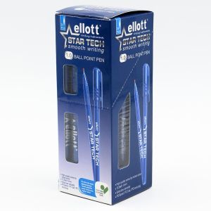 Ручка шар.ELLOTT СИНЯЯ STAR TECH  св.чернила 1мм иг.нак. арт.EL-2260,7044