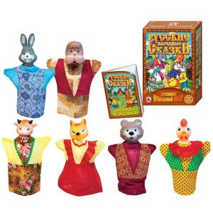 Кукольный театр «Зайкина избушка» (6 перс.), (бол. уп.)