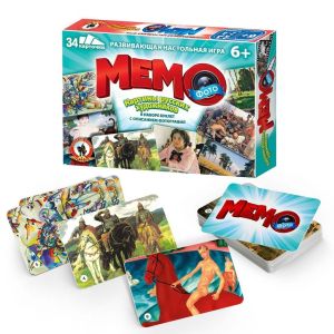 Фото-мемо Картины русских художников. 34 карточки