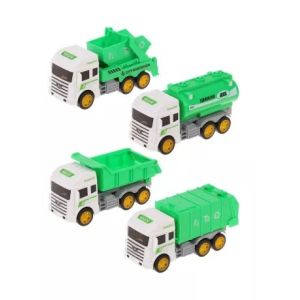 Набор машин инерционных, в комплекте 4шт., пакет