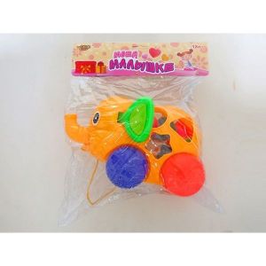 326533 Каталка- сортер слон в пак.