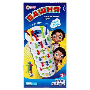 378794  Настольная игра башня, кор.30*15*4см Умные игры