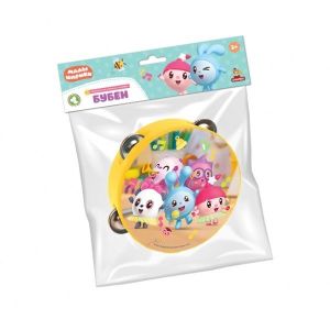 383630 Игрушка деревянная бубен Малышарики 1 шт. в пак. Буратино