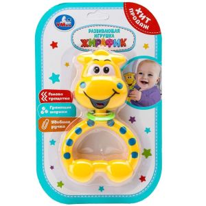 380682 Развивающая игрушка жирафик на блист. Умка