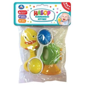 382343 Набор развивающих игрушек 3 шт в пакете Умка