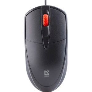 Мышь проводная DEFENDER Icon MB-057 черн,3D,бесшумная,1,8м,1000dpi
