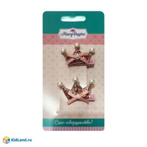 Набор зажимов «Королева» 2шт