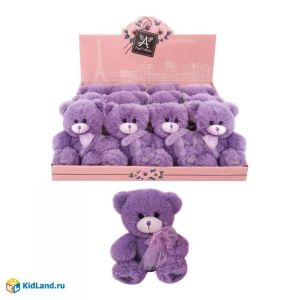 Мишка Лило фиолетовый 13см в ассорт., дисплей