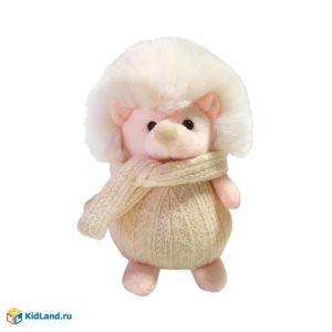 Ежик с шарфом беж. 14см, дисплей