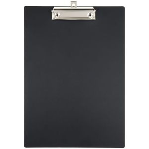 Планшет с зажимом СТАММ А4, 1000 мкм, пластик, черный