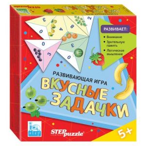 Настольная игра Step Pazzle «Вкусные задачки. Тримино», картонная коробка