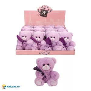 Мишка Лило сиреневый 13см в ассорт., дисплей