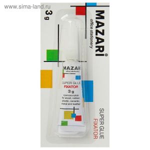 Супер - клей, FIXATOR, на цианакриловой основе, 3г, ПВХ-банка