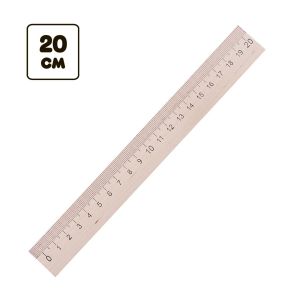 Линейка деревянная 20 см, ОПП-упаковка