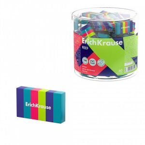 Ластик ErichKrause Reef (в тубусе по 60 шт.)