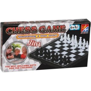 Настольная игра 3в1 Шашки, шахматы, нарды, коробка