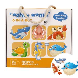 Пазл Морские обитатели 39элементов, коробка 88768
