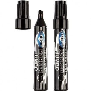 88051 Маркер перманентный черный JUMBO