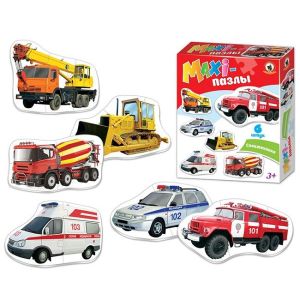 MAXI-пазлы «Спецтехника» в кор.