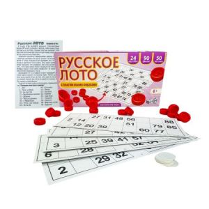 Лото русское с пласт. бочонками