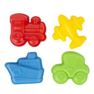 Формы для песка «Транспорт» (4 шт) (европодвес)