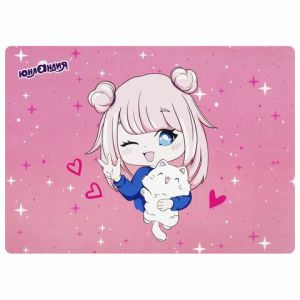 Настольное покрытие ЮНЛАНДИЯ, А4+, пластик, 33x23 см, «Anime pals», 272371