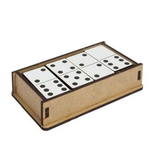 Настольная игра домино термопленка Буратино в кор.60шт