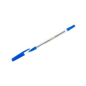 Ручка шариковая OfficeSpace «907» синяя, 1,0мм, прозрачный корпус