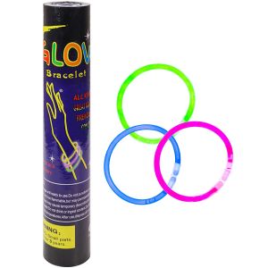 Светящаяся палочка в тубе 50шт 20см, 02992