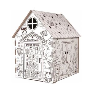 РАЗВИВАЮЩИЙ игровой домик раскраска «Картонвилл»