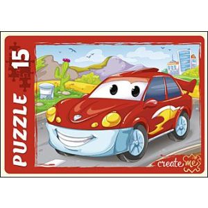 Макси-пазлы 15 элем. «Быстрая тачка» (Арт. ПУ15-7275)