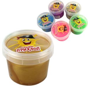 Слайм Прихлоп 100г перламутровый в ассорт.