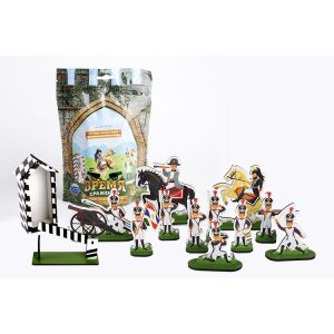 Большой набор солдат-12 героев «Наполеон», 39 предм. 66119