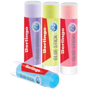 Клей-карандаш Berlingo«Aqua» 15г цветной, 15100