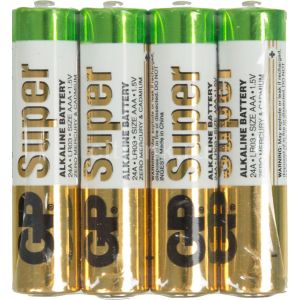Батарейка  LR03 GP Super AIkaIine 24ASB4.  24ARS-2SB4